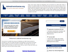 Tablet Screenshot of idahodriverslicense.org
